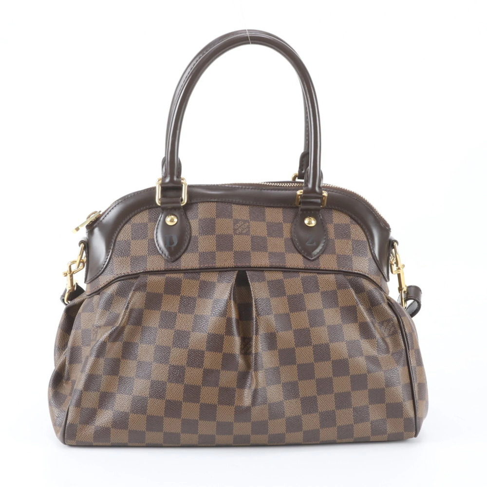 LOUIS VUITTON Brown Damier Leather Shoulder Bag - Picture 4 of 11